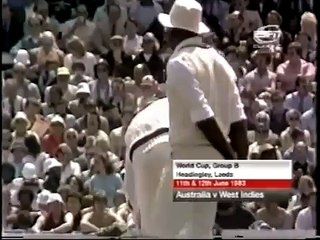 David Hooks at his very best, vs West indies 1983