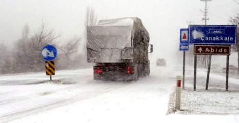 Tekirdağ'dan Çanakkale'ye Bağlantı Kesildi