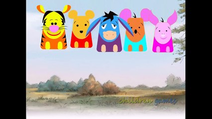 Animals  Finger Family Rhyme For Kids |  Cartoon Rhymes Collection For Childerns