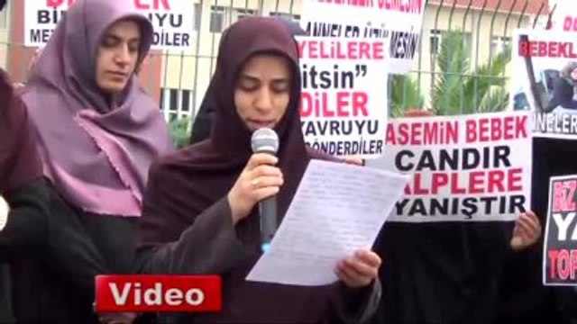 Çadırda Ölen Minik Yasmin İçin Eylem Yaptılar