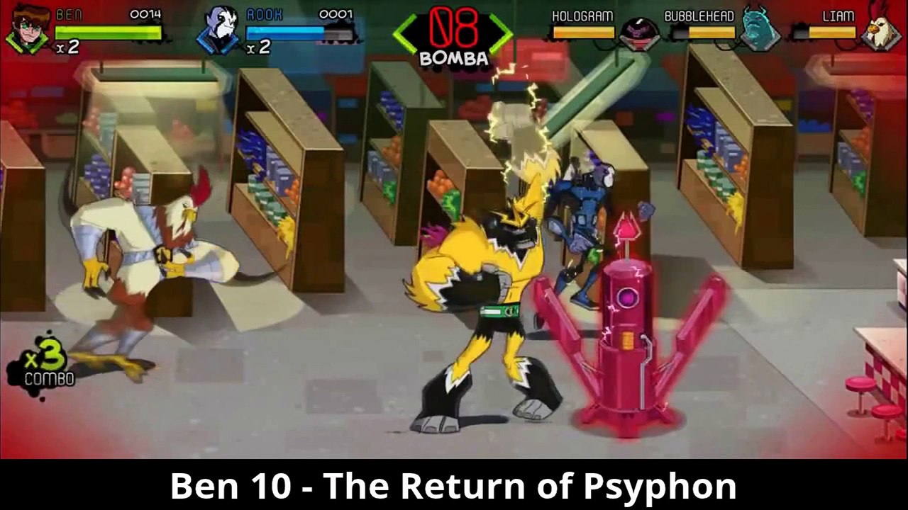 1080p HD Ben 10 Games Omniverse The Return Of Psyphon Gameplay