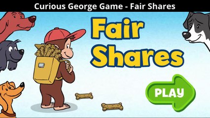1080p HD - Curious George Game - Fair Shares - Gameplay Walkthrough
