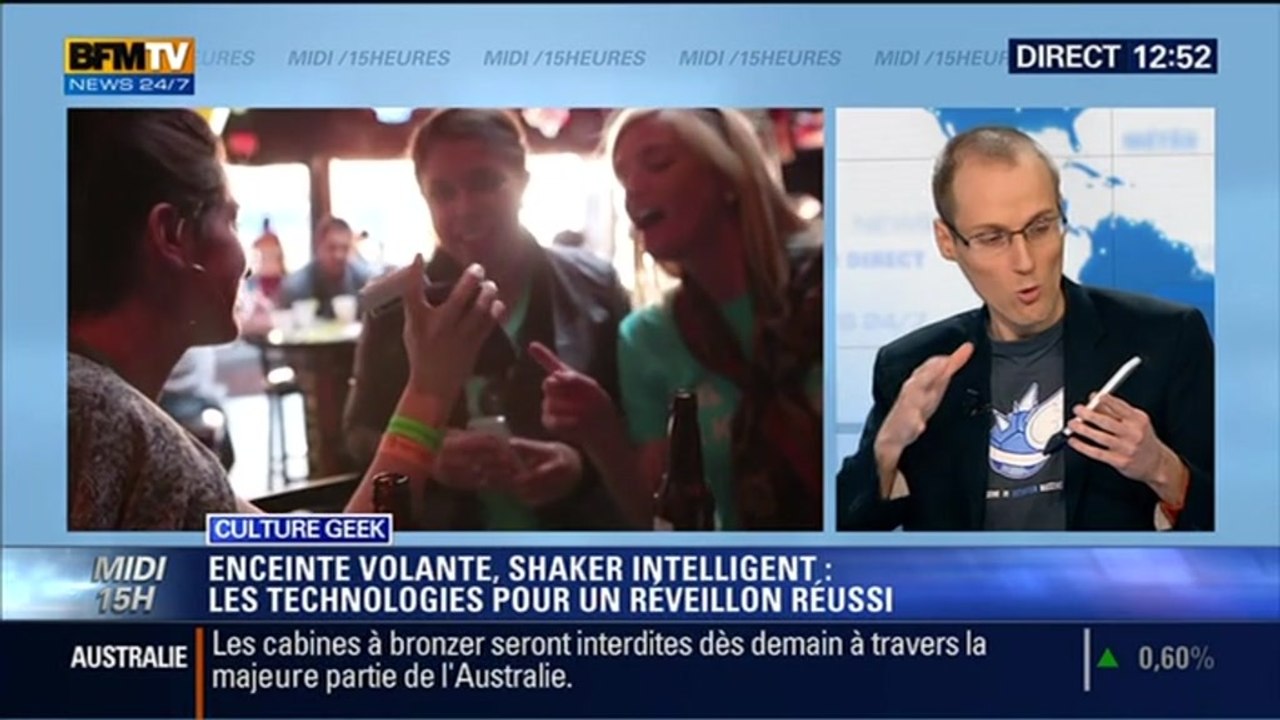 Culture Geek: Enceinte volante, shaker à cocktails intelligent... les technologies pour un réveillon réussi - 31/12