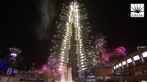 Official Burj Khalifa, Downtown Dubai 2015 New Year's Eve Highlights Video