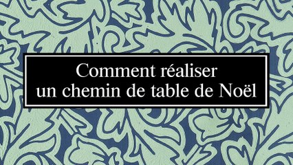 DIY : Réaliser un Chemin de table original et végétal