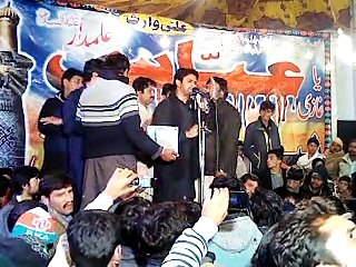 Zeeshan Haider Noha Khuwani at Haveli Mureed Shah Multan 27 December 2014 Part 2