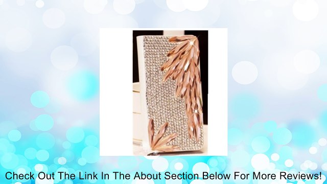 EVTECH(TM) for Samsung Galaxy Note 4 SM-N910S, SM-N910C SM-N9108V,SM-N910P,SM-N910T,SM-N910A,SM-N910V SM-N910W8 SM-N910R4 SM-N9108V,SM-N910P,SM-N910T,SM-N910A,SM-N910V SM-N910W8 SM-N910R4 3D Handmade Crystal Rhinestone PU Leather Wallet Type Magnet Design