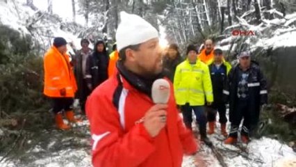 Kırkağaç Tren Yolcuları da Mahsur