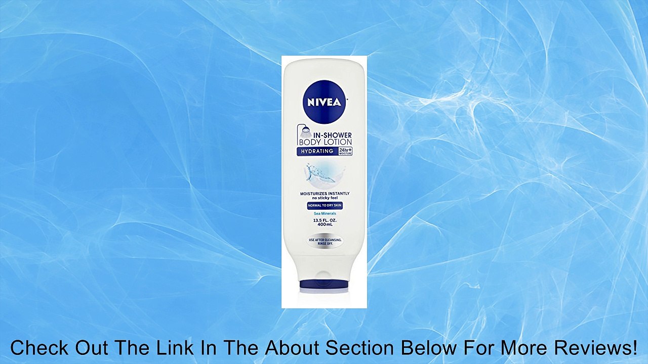 Nivea Body In-Shower Hydrating Body Lotion for Normal to Dry Skin, 13.5 Fluid Ounce Review