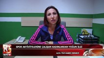 Aliağa'da Spor Aktivitelerine Çalışan Kadınlardan Yoğun İlgi