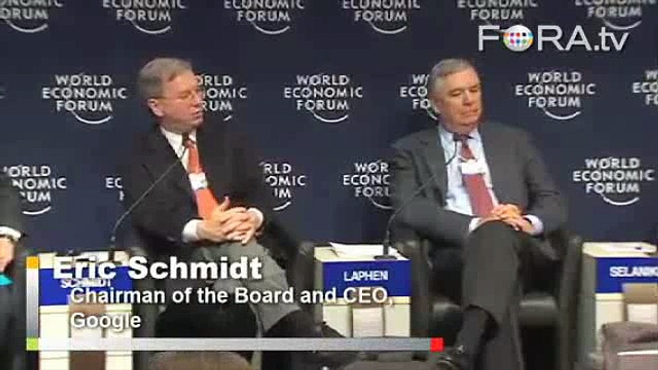 Eric Schmidt Discusses Technology's Effect on the Mind