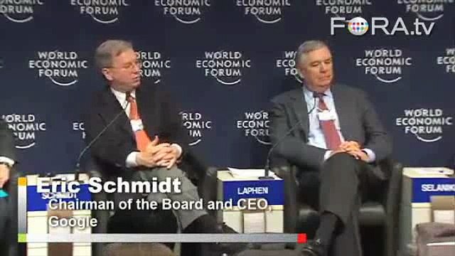 Eric Schmidt Discusses Technology's Effect on the Mind