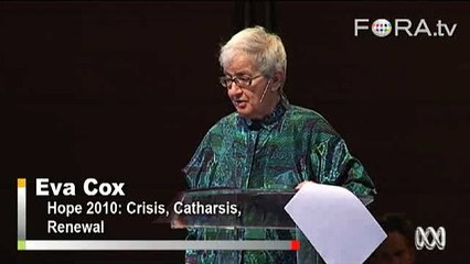 Eva Cox: Has Ethical Leadership Become an Oxymoron?