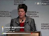 Napolitano Cautions Complacency Is Threat to US Security