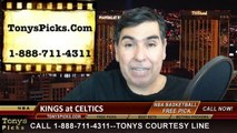 Boston Celtics vs. Sacramento Kings Free Pick Prediction NBA Pro Basketball Odds Preview 12-31-2014