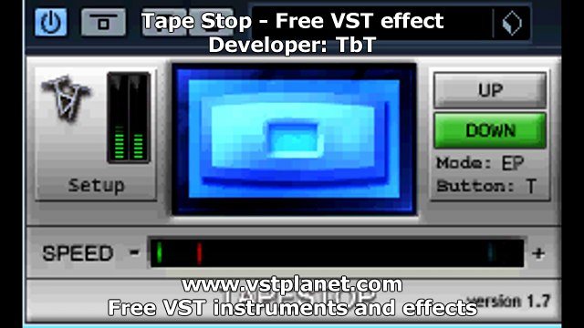 Tape Stop VST - Free Plugin - vstplanet.com