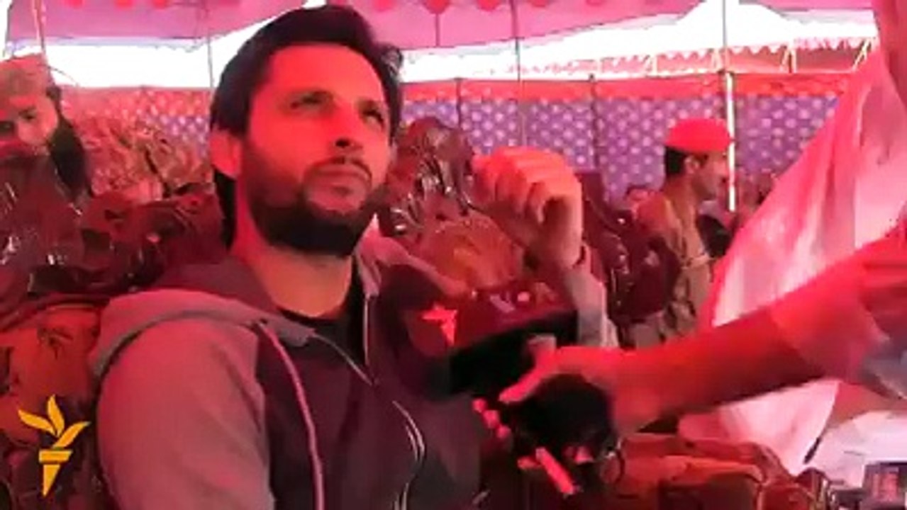 shahid Afridi Play In Waziristan