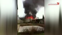 Val-d'Oise : violent incendie dans un garage