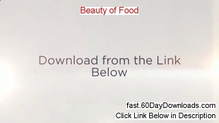 Beauty Of Food Hanan Free Download - Beauty Of Food