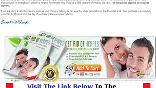 Get Rid Of Herpes In A Day + DISCOUNT + BONUS