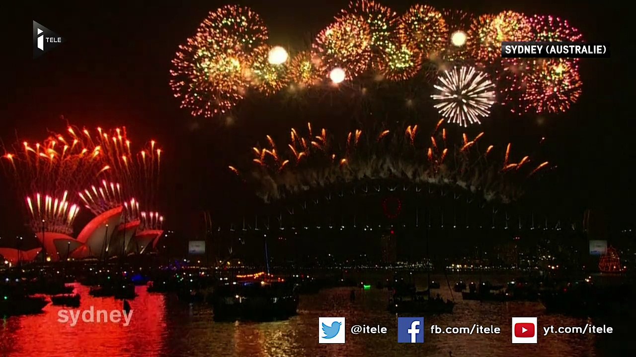Feu d'artifice spectaculaire à Sydney