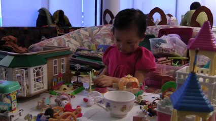 Sylvanian Families Rabbit Taking A Bath