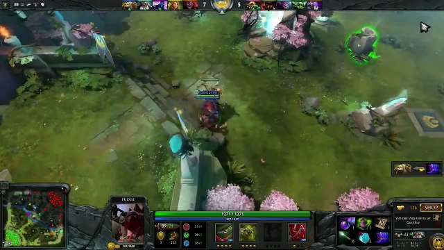 [Dota2] Dendi Pudge Gameplay Dota 2 MMR 2014 Full HD