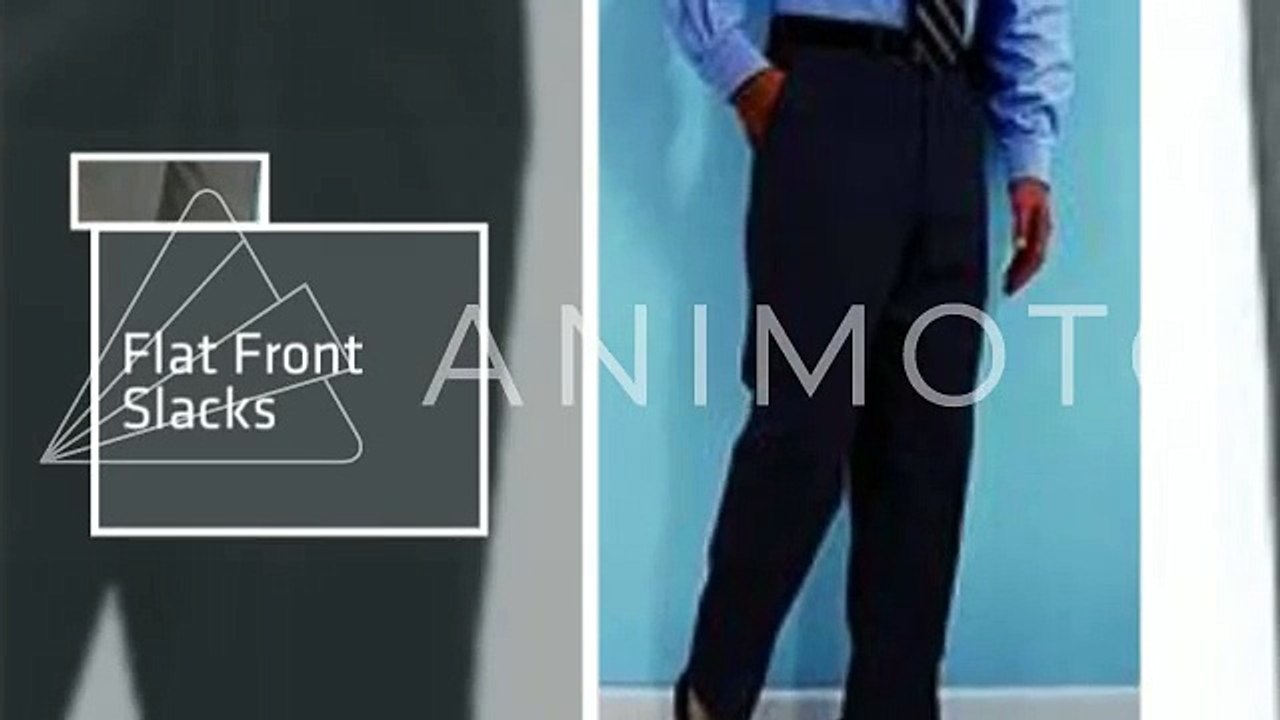 Flat Front Slacks