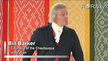 'Thomas Jefferson' on the Declaration of Independence