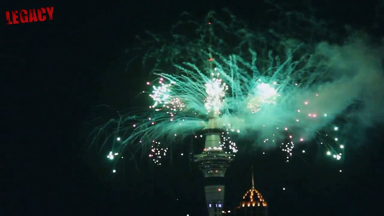 New Zealand Celebrations - Auckland 2015 New Years Fireworks Show