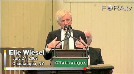 Elie Wiesel Finds Hope in a Two-State Solution