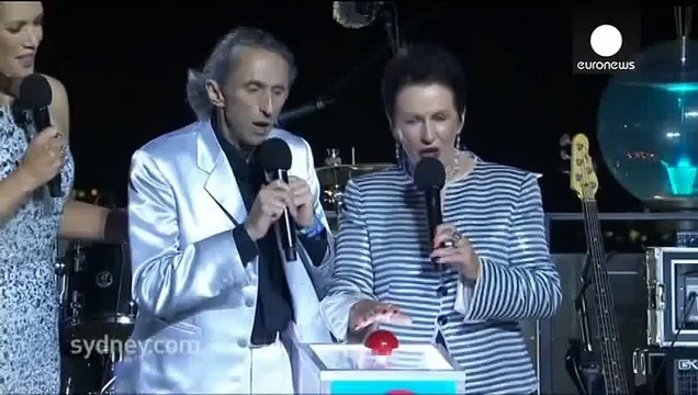 Happy 2015 New Year Fireworks in Sydney, Australia New Year celebrations