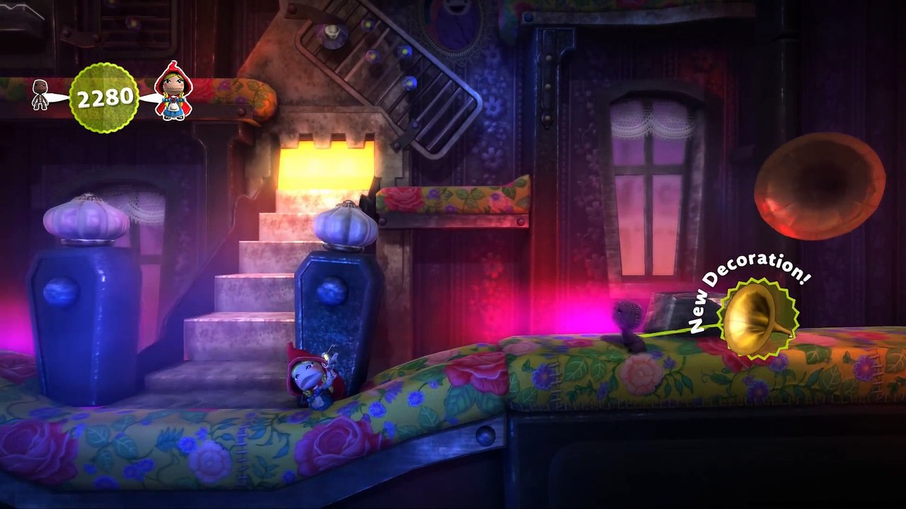 LittleBigPlanet 3 - 100% Walkthrough Part 3 - Stitchem Manor - LBP3 PS4