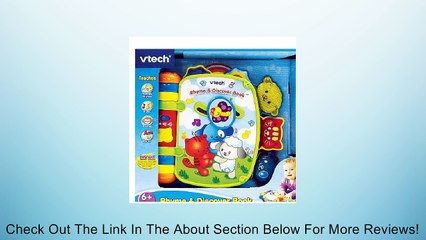 Rhyme and Discover Book by Vtech , Green Review