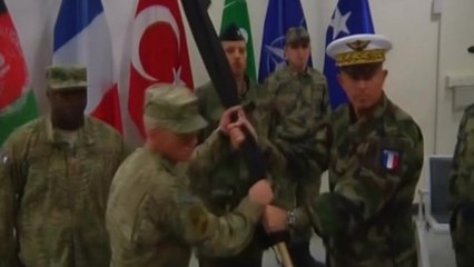 French hold ceremony marking end mission in Afghanistan