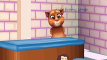 Talking Tom Johny Johny Yes Papa Poem 3D Animation | English Nursery rhyme for children with lyrics