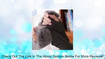 EVTECH(TM) New Women Ladies Winter Warm Knitted Faux Rabbit Fur Fingerless Gloves Mitten Review