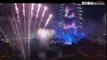 Burj Khalifa Fireworks in Dubai 2015 احتفالات رأس السنة في برج خليفة بدبي