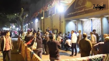 توافد الأقباط على كنيسة السيدة العذراء للمشاركة بقداس رأس السنة في مسرة