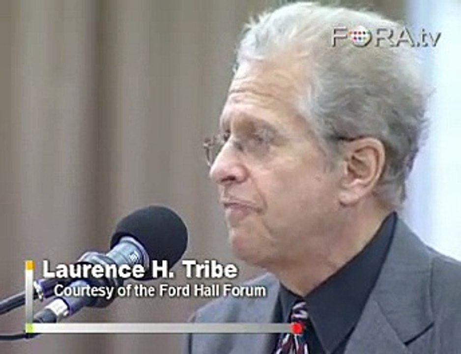 Laurence Tribe: Revision Makes Constitution Legitimate