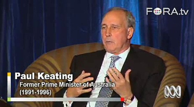 Paul Keating: Obama Will Reform Int'l Relations