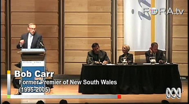 Bob Carr Criticizes US Lack of Global Warming Leadership