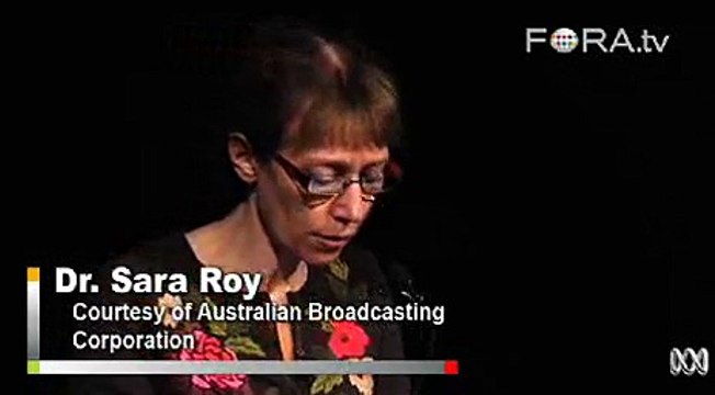 Sara Roy: Israel's Growing Bureaucratic Imperative