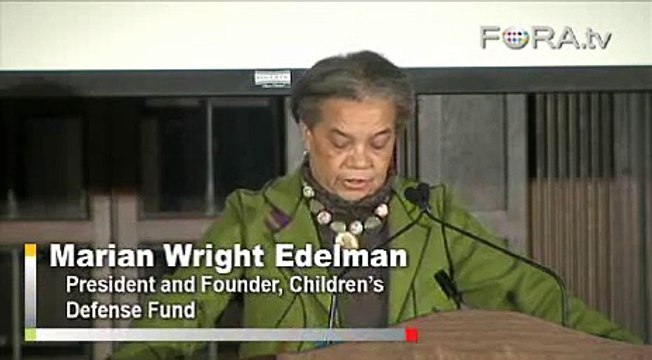 Marian Wright Edelman on Impoverished Children in the US