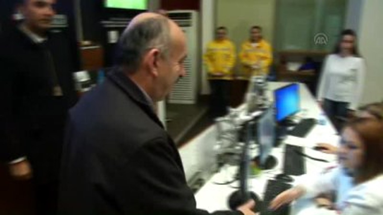 Sağlık Bakanı Müezzinoğlu'ndan, "112 Acil" Ziyareti