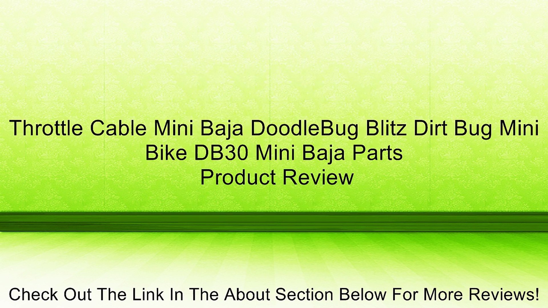 dirt bug mini bike parts