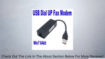 56k USB Fax Voice Data External V.90 V.92 Modem Compatible with Windows 7 Review