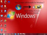 How Make USB Bootable For Windows 7