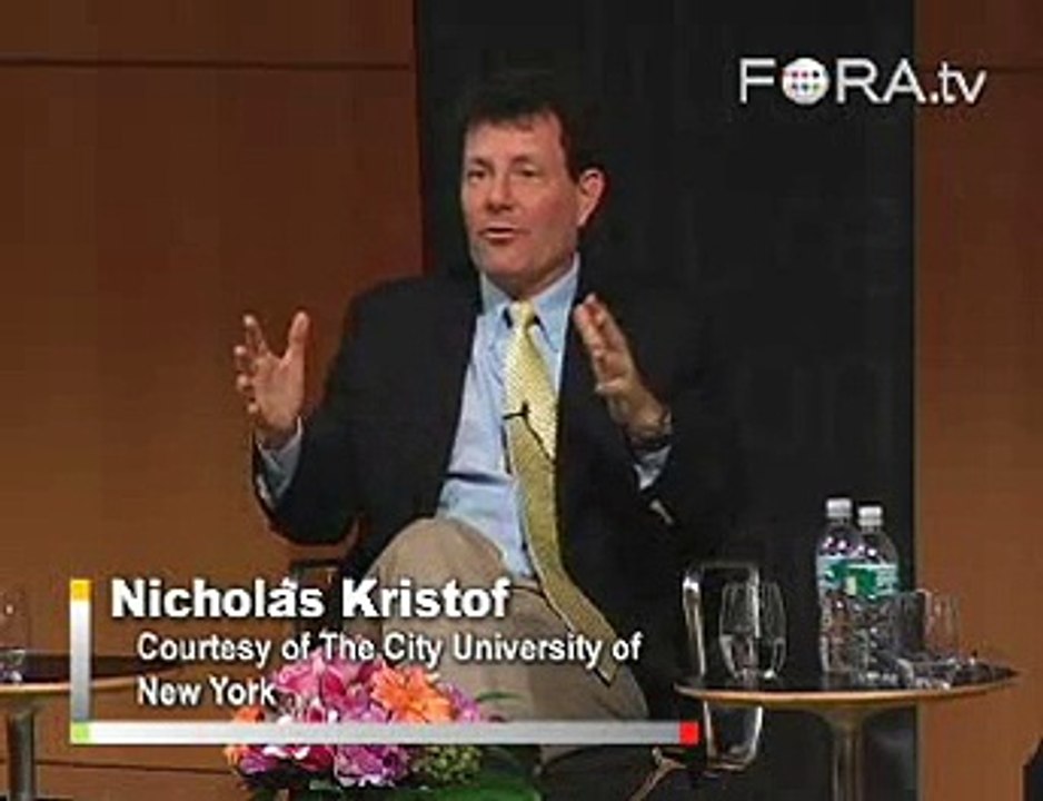 Kristof: We Lack Political Will in Darfur, Not Tools