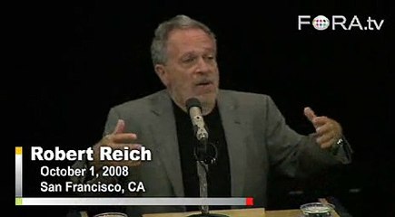 Robert Reich Dismisses Trickle-Down Theory